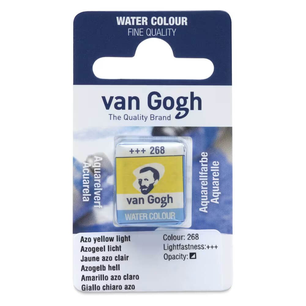 Van Gogh Yarım Tablet Suluboya Azo Yellow Light 268