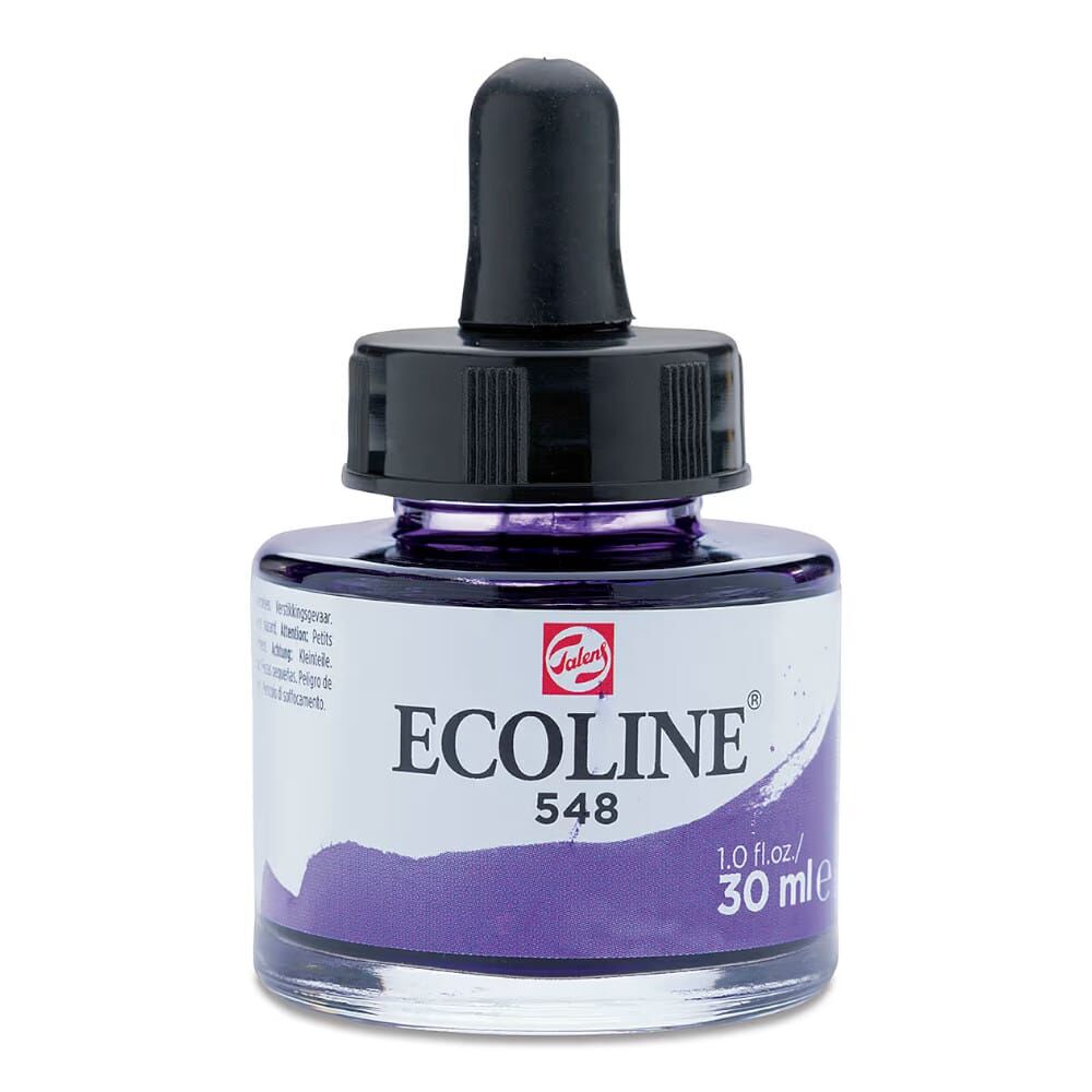 Ecoline Liquid Watercolour Sıvı Suluboya 30 ml Blue Violet 548