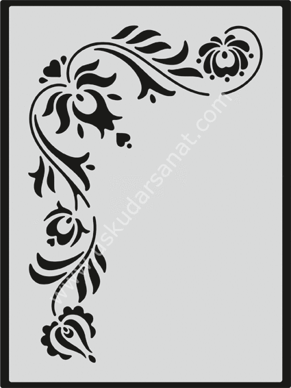 Mood Stencil Şablon 15X17 M092