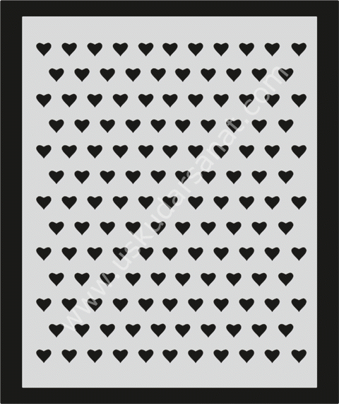 Mood Stencil Şablon 21x24 L006