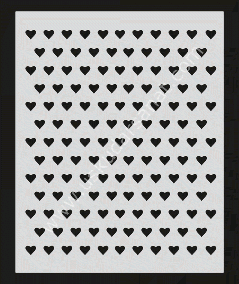 Mood Stencil Şablon 21x24 L006