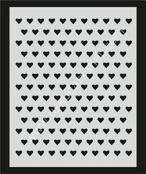 Mood Stencil Şablon 21x24 L006