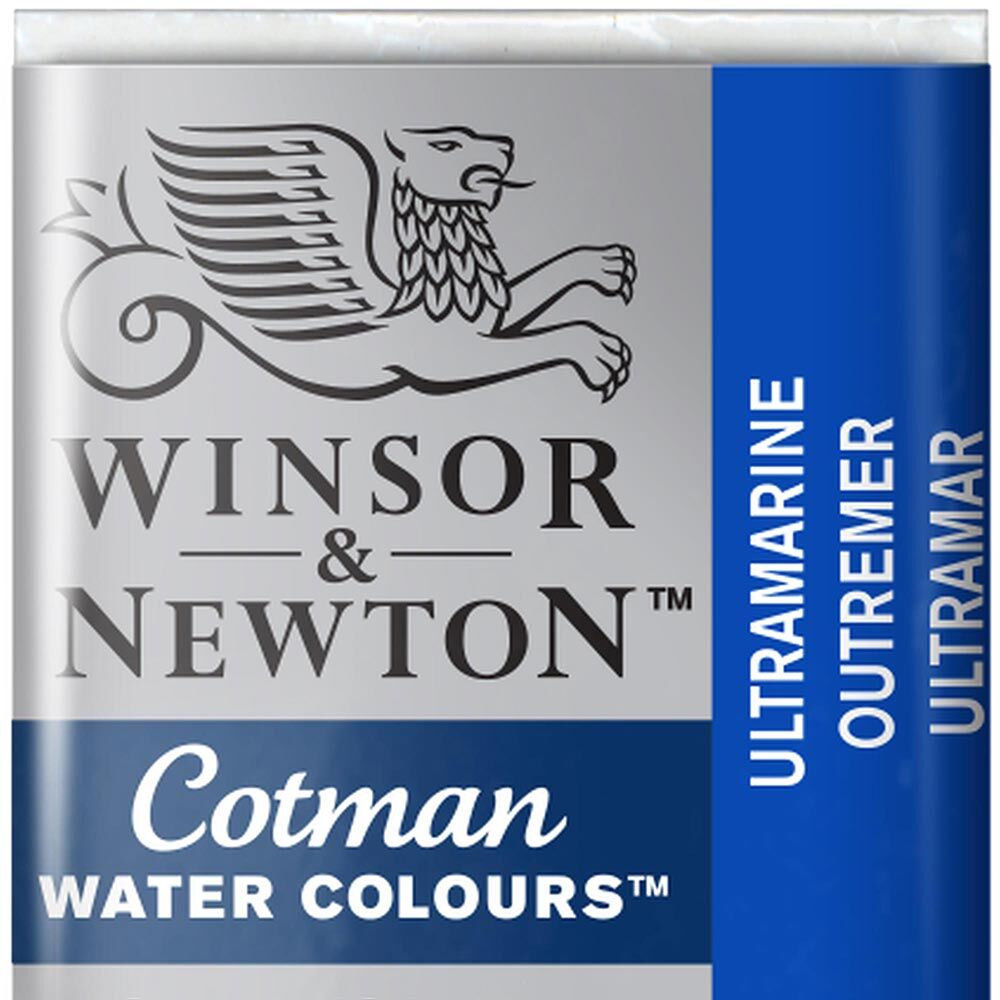 Winsor & Newton Cotman Yarım Tablet Suluboya Ultramarine 660