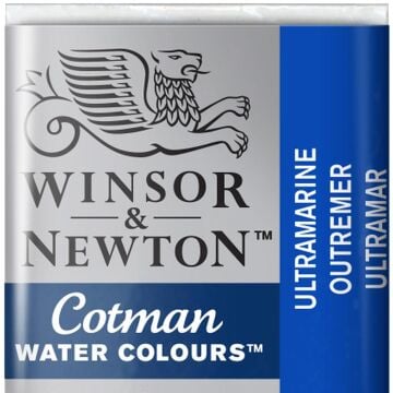 Winsor & Newton Cotman Yarım Tablet Suluboya Ultramarine 660