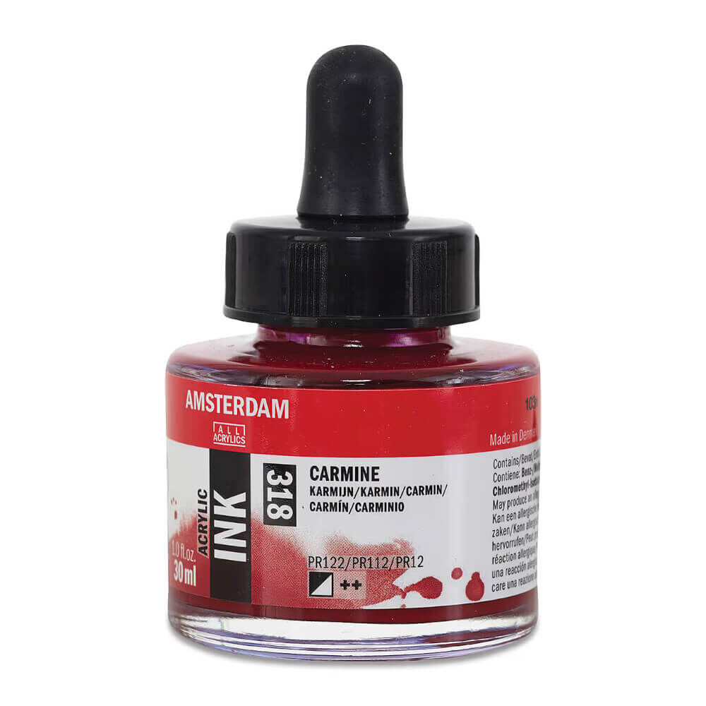 Amsterdam Akrilik Mürekkep 30 ml Carmine 318