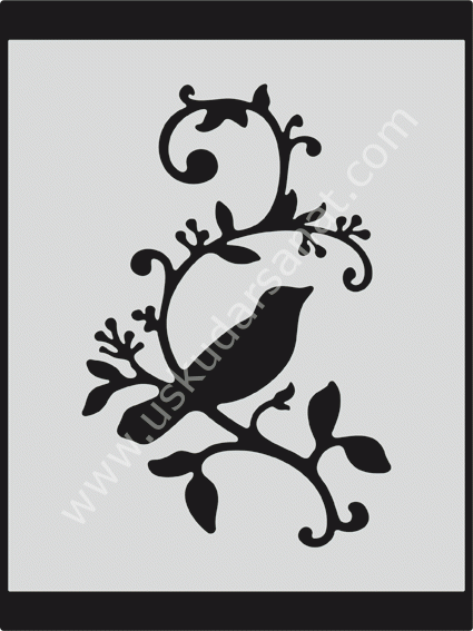 Mood Stencil Şablon 15X17 M073