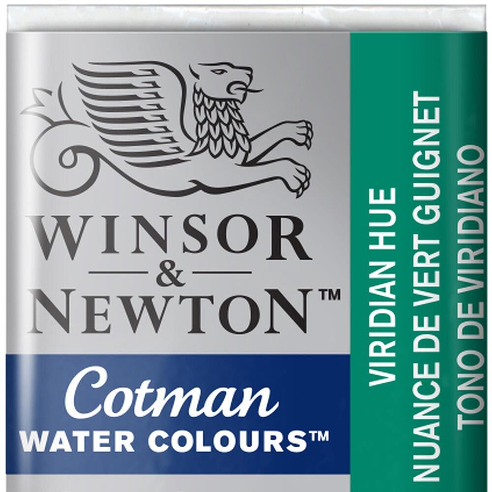 Winsor & Newton Cotman Yarım Tablet Suluboya Viridian Hue 696