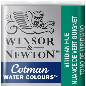 Winsor & Newton Cotman Yarım Tablet Suluboya Viridian Hue 696
