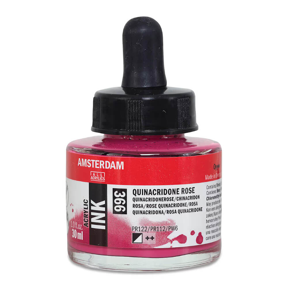 Amsterdam Akrilik Mürekkep 30 ml Quinacridone Rose 366