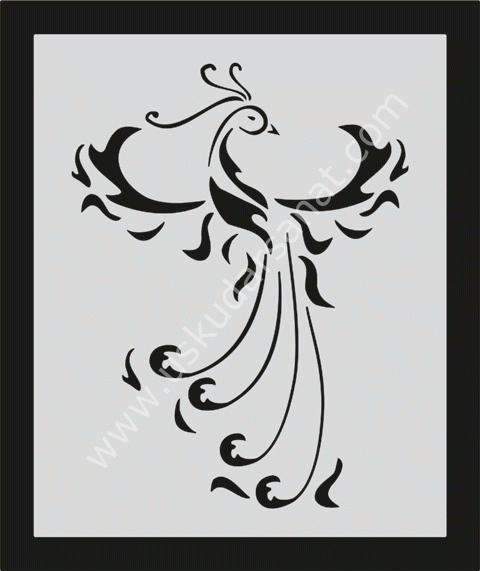Mood Stencil Şablon 21x24 L010