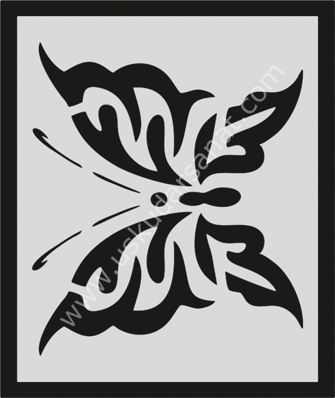 Mood Stencil Şablon 21x24 L011