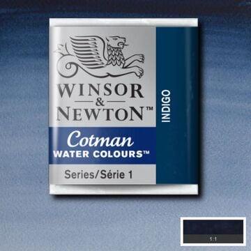 Winsor & Newton Cotman Yarım Tablet Suluboya Indigo 322