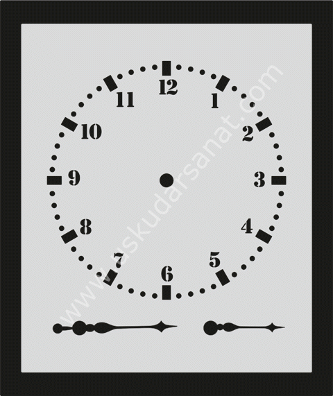 Mood Stencil Şablon 21x24 L013