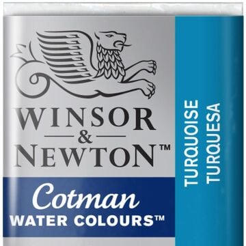 Winsor & Newton Cotman Yarım Tablet Suluboya Turquoise 654