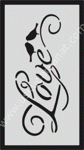 Mood Stencil Şablon 13x9 S 080