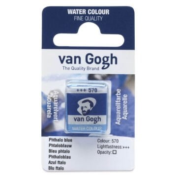 Van Gogh Yarım Tablet Suluboya Phthalo Blue (Primary) 570