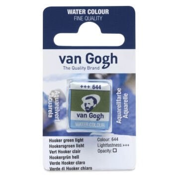 Van Gogh Yarım Tablet Suluboya Hooker Green Light 644