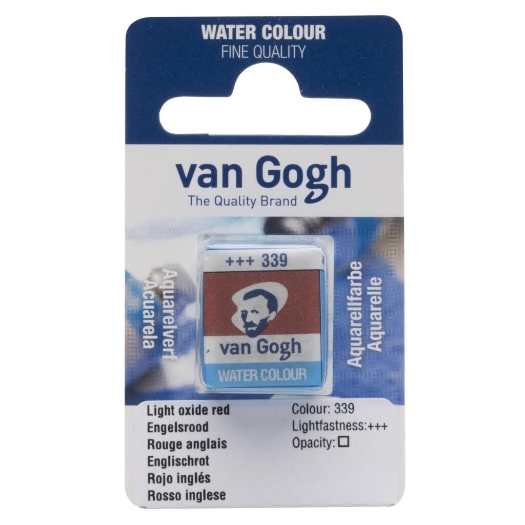 Talens Van Gogh Tablet Suluboya 1/2 Light Oxide Red 339