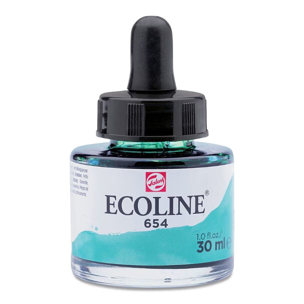Ecoline Liquid Watercolour Sıvı Suluboya 30 ml Fir Green 654
