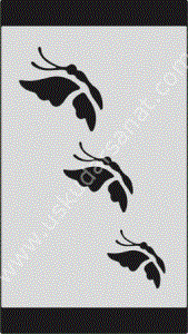 Mood Stencil Şablon 13x9 S 083