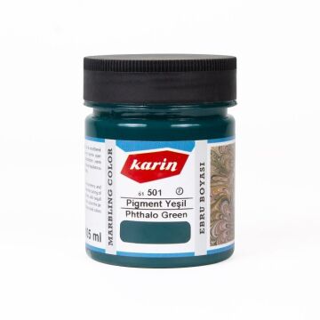 Karin Ezilmiş Ebru Boyası 105ml 501 Pigment Yeşil
