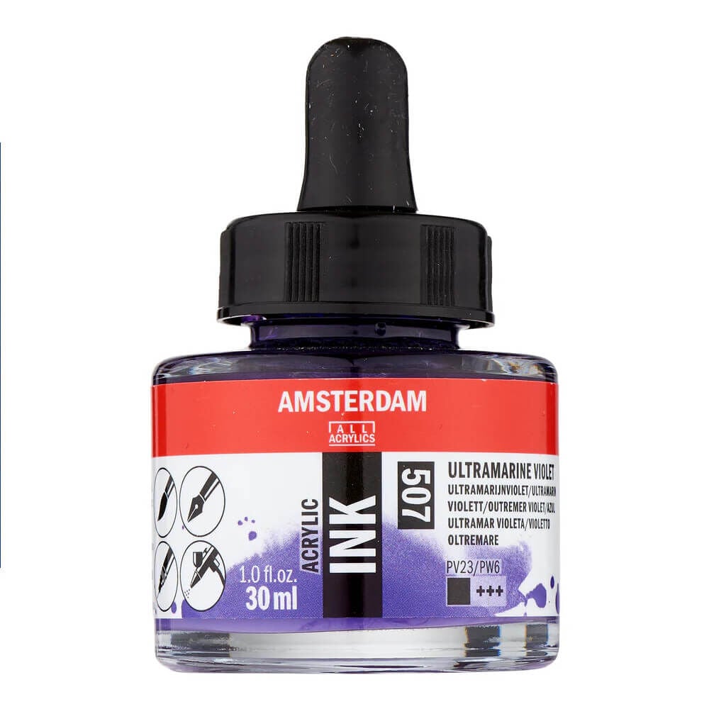 Amsterdam Akrilik Mürekkep 30 ml Ultramarine Violet 507