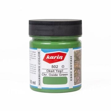 Karin Ezilmiş Ebru Boyası 105ml 502 Oksit Yeşil