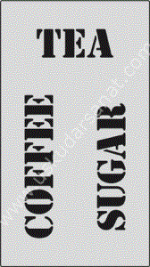 Mood Stencil Şablon 13x9 S 085