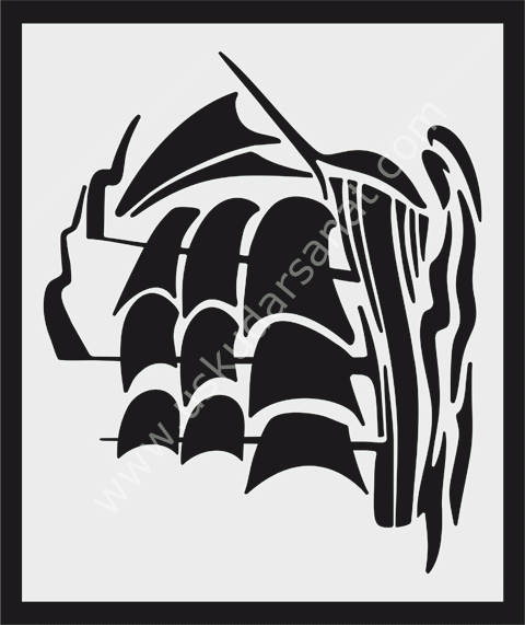 Mood Stencil Şablon 21x24 L019
