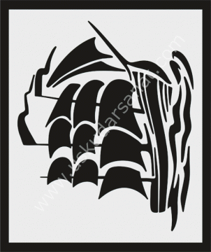 Mood Stencil Şablon 21x24 L019
