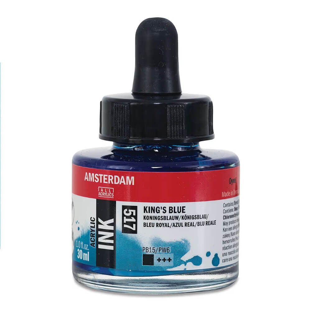 Amsterdam Akrilik Mürekkep 30 ml King's Blue 517