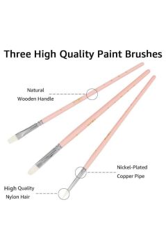 HIMI Jelly Cup Gouache Set 24 Renk x 30 gr Guaj Boya + 3 Fırça (Pink Case)
