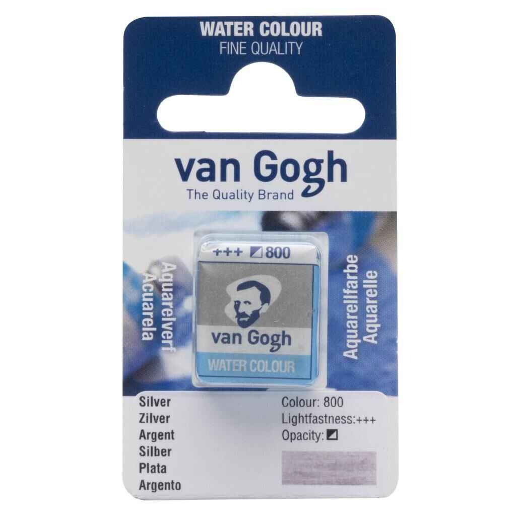 Talens Van Gogh Tablet Suluboya 1/2 Silver 800