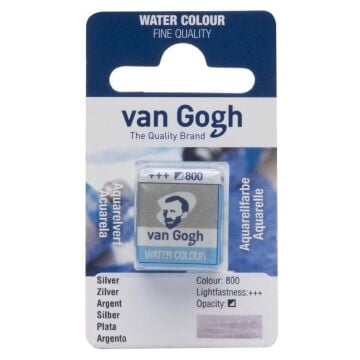 Talens Van Gogh Tablet Suluboya 1/2 Silver 800