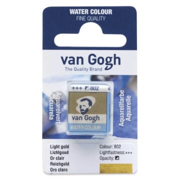 Van Gogh Yarım Tablet Suluboya Light Gold 802