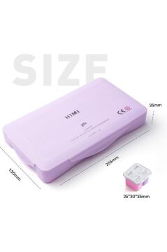 HIMI Twin Cup Gouache Set 36 Renk x 12 gr Guaj Boya (Purple Case)