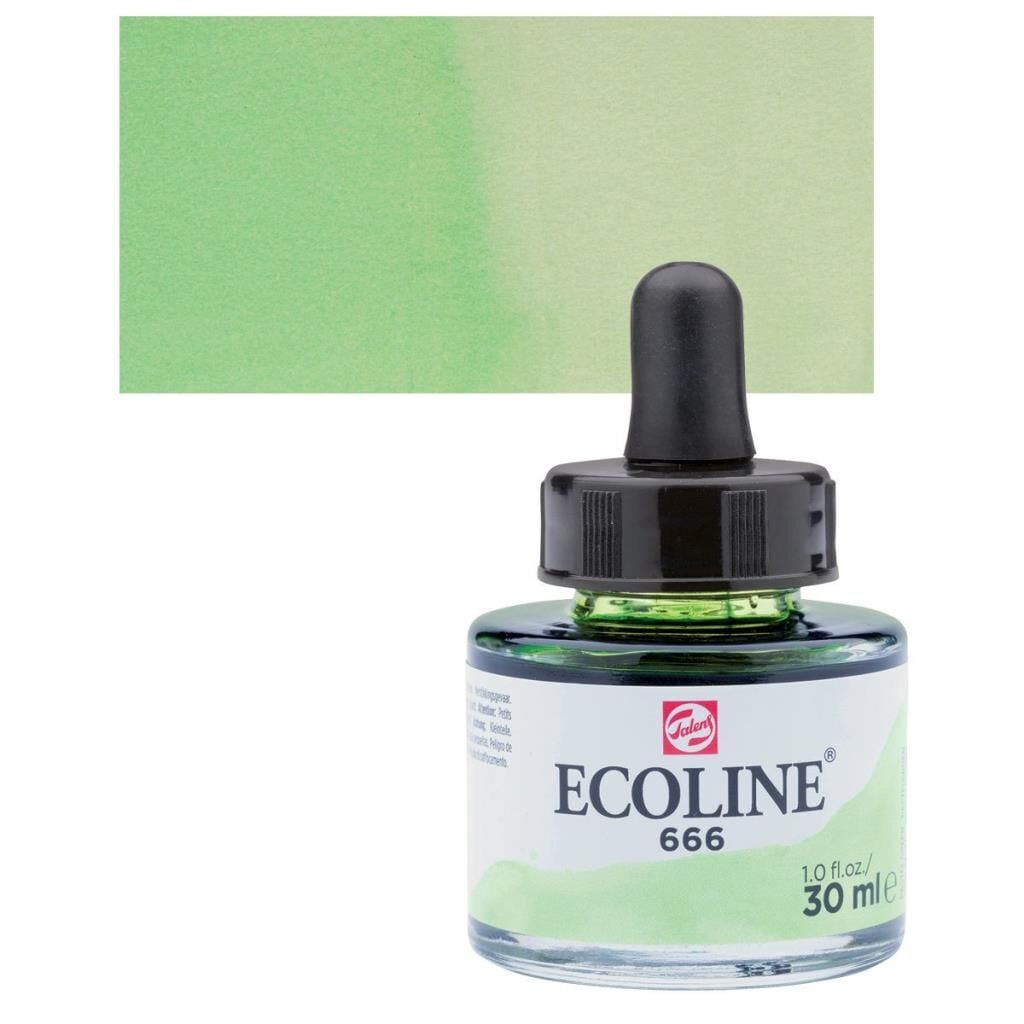 Talens Ecoline Sıvı Suluboya 30 ml. 666 Pastel Green