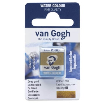 Van Gogh Yarım Tablet Suluboya Deep Gold 803