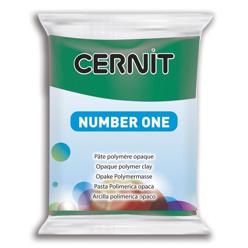 Cernit Polimer Kil Seramik Hamuru Number One 56gr 620 Emerald Green