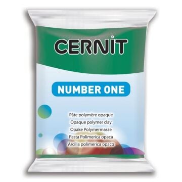 Cernit Polimer Kil Seramik Hamuru Number One 56gr 620 Emerald Green