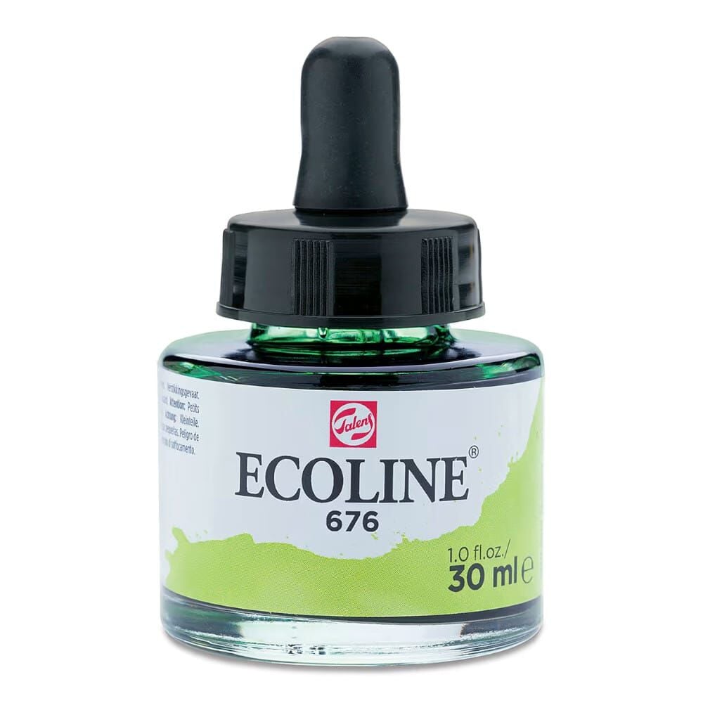 Ecoline Liquid Watercolour Sıvı Suluboya 30 ml Grass Green 676