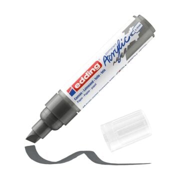 Edding 5000 Kalın Uçlu Akrilik Markör - Antrasit - 5-10 Mm’Lik Kesik Uç