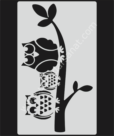 Mood Stencil Şablon 21x24 L023