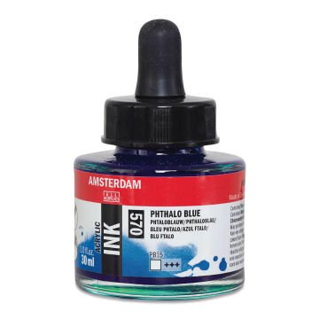 Amsterdam Akrilik Mürekkep 30 ml Phthalo Blue 570