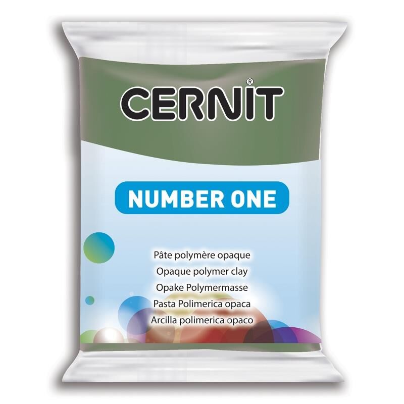 Cernit Polimer Kil Seramik Hamuru Number One 56gr 645 Olive Green