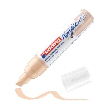 Edding 5000 Kalın Uçlu Akrilik Markör - Bej - 5-10 Mm’Lik Kesik Uç