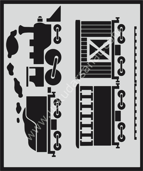 Mood Stencil Şablon 21x24 L027