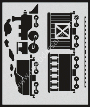 Mood Stencil Şablon 21x24 L027