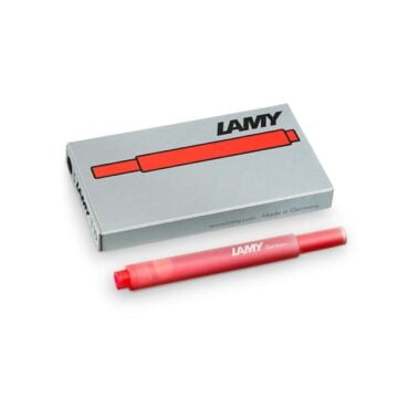 Lamy T10 Dolmakalem Kartuşu 5'li Kırmızı