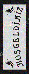 Mood Stencil Şablon 23x9 U080